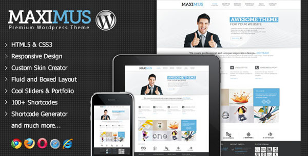 Maximus - Responsive Multi-Purpose WordPress Theme