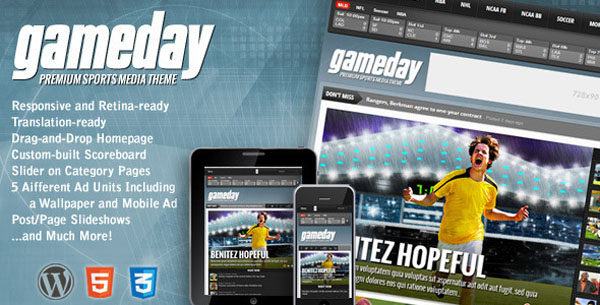 Gameday - WordPress Sports Media Theme