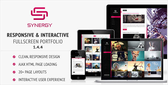 Synergy - Responsive & Interactive HTML Portfolio