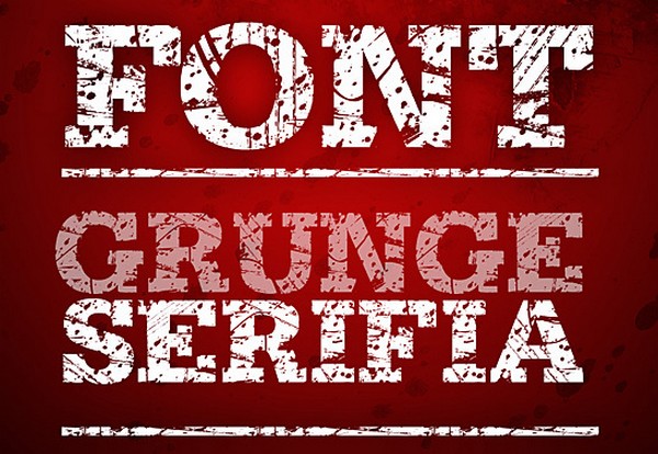 Grunge Serifia Font by jagdeep Singh