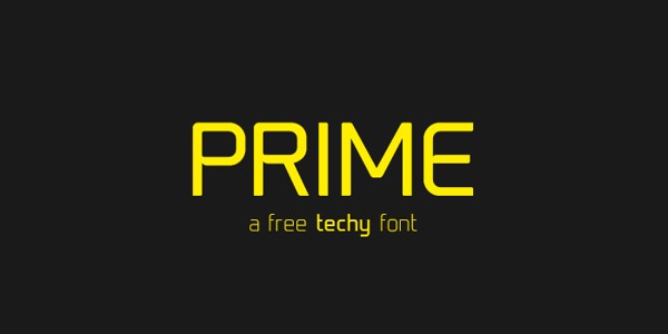 Prime technologic vibe font