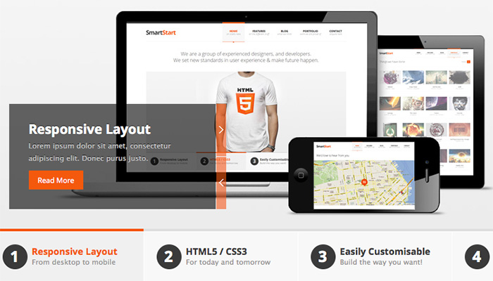 20 Responsive HTML/CSS Website Templates eWebDesign 20 Responsive HTML/CSS Website Templates eWebDesign