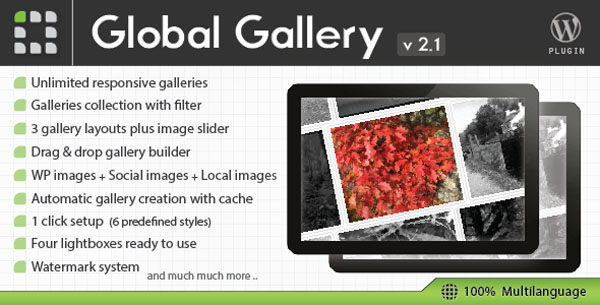 Global Gallery - WordPress Responsive Gallery