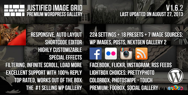 Justified Image Grid - Premium WordPress Gallery