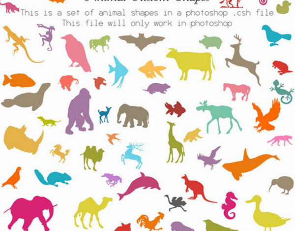 Animal Custom Shapes