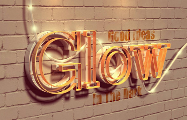 Create a Glowing 3D Text Effect With Filter Forge and Photoshop