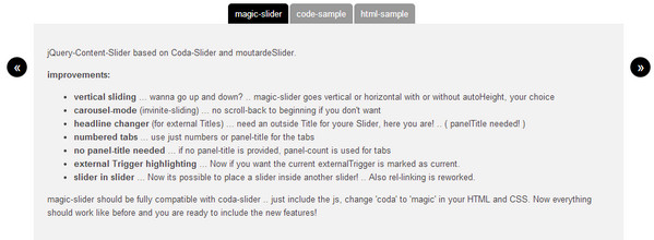 Magic Slider