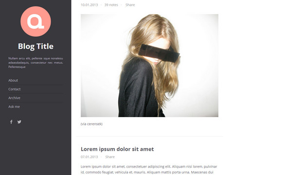 Oka Tumblr Theme by ajoen