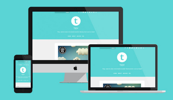 Tidy Tumblr Theme by Tarah S