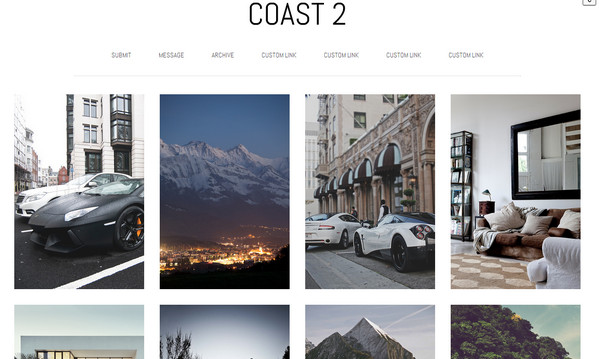 Tumblr Theme Coast by Jen Yuan