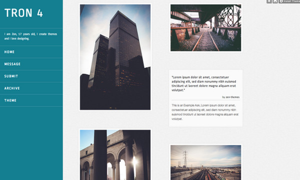 sidebar tumblr image themes Tumblr your Free Best Themes to Blog eWebDesign Start