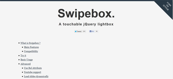 Swipebox