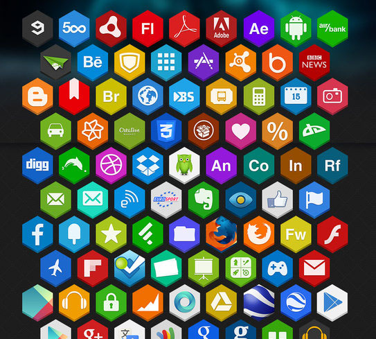 Hex Icons Pack