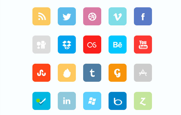 Social Media Icons set