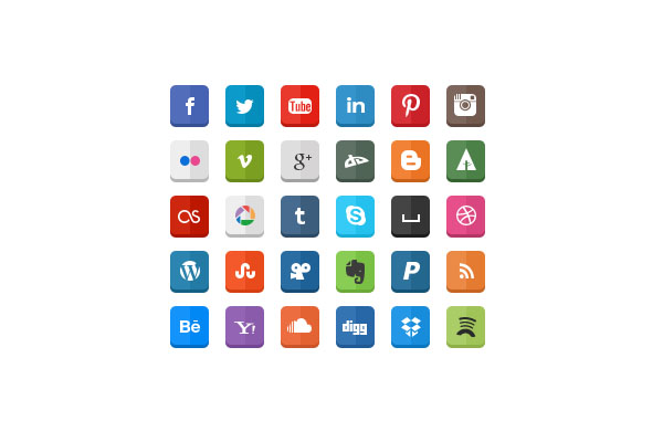 Social media icons