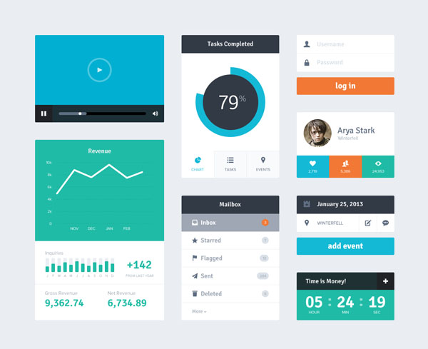 Flat UI Kit