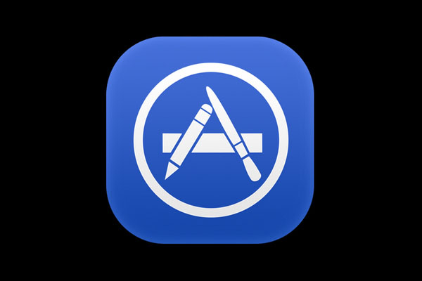 apple app store logo flat