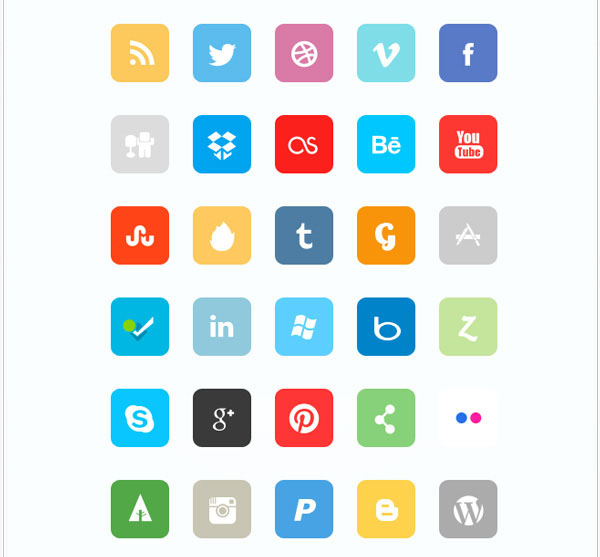 Beautiful Examples of Flat Icons Design - Designmodo