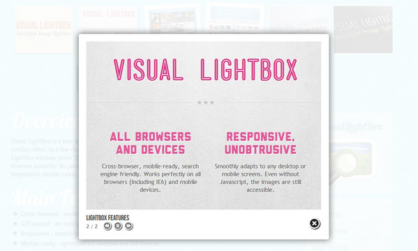 Visual Lightbox