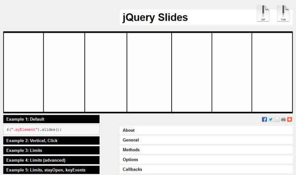 jQuery Slides