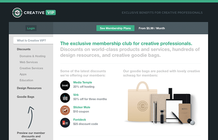 Inspiration & Discounts With a Creative VIP Membership