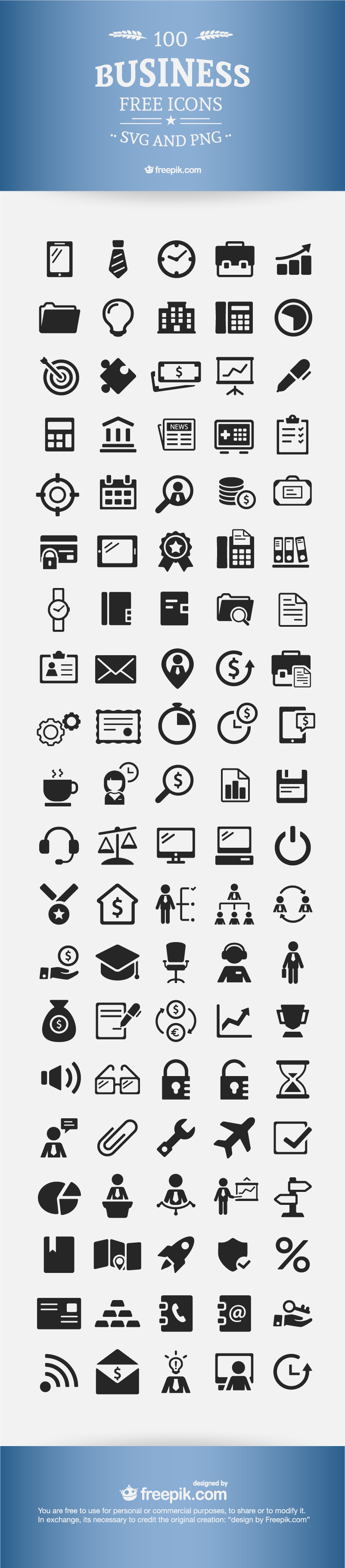 Download Download Free Business Icons 100 Vectors Ewebdesign