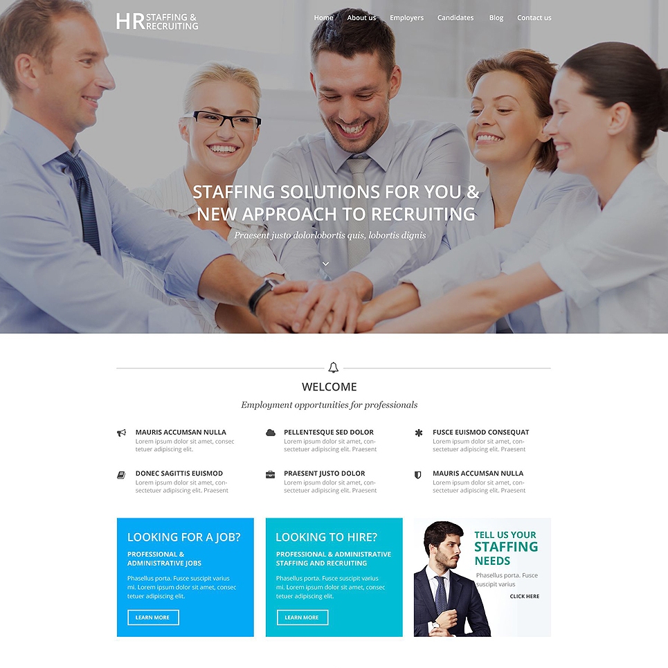 hr-website-template