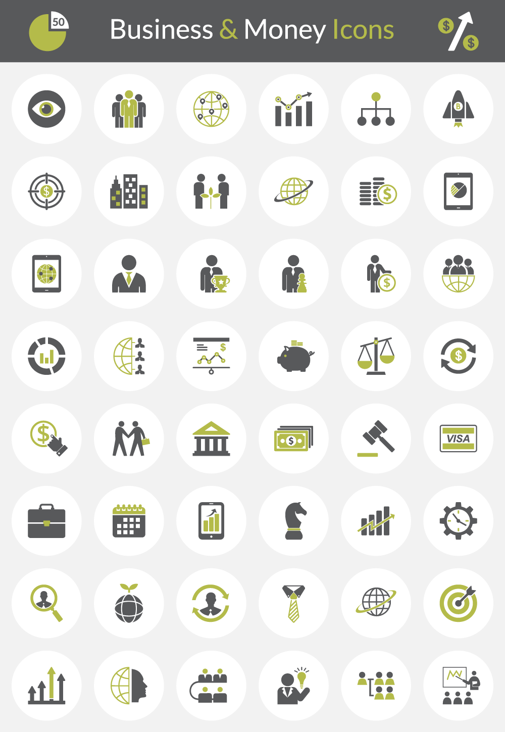 Download] Business and Money Icons – 100% Vectors – eWebDesign