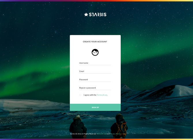 starbis-registration-page