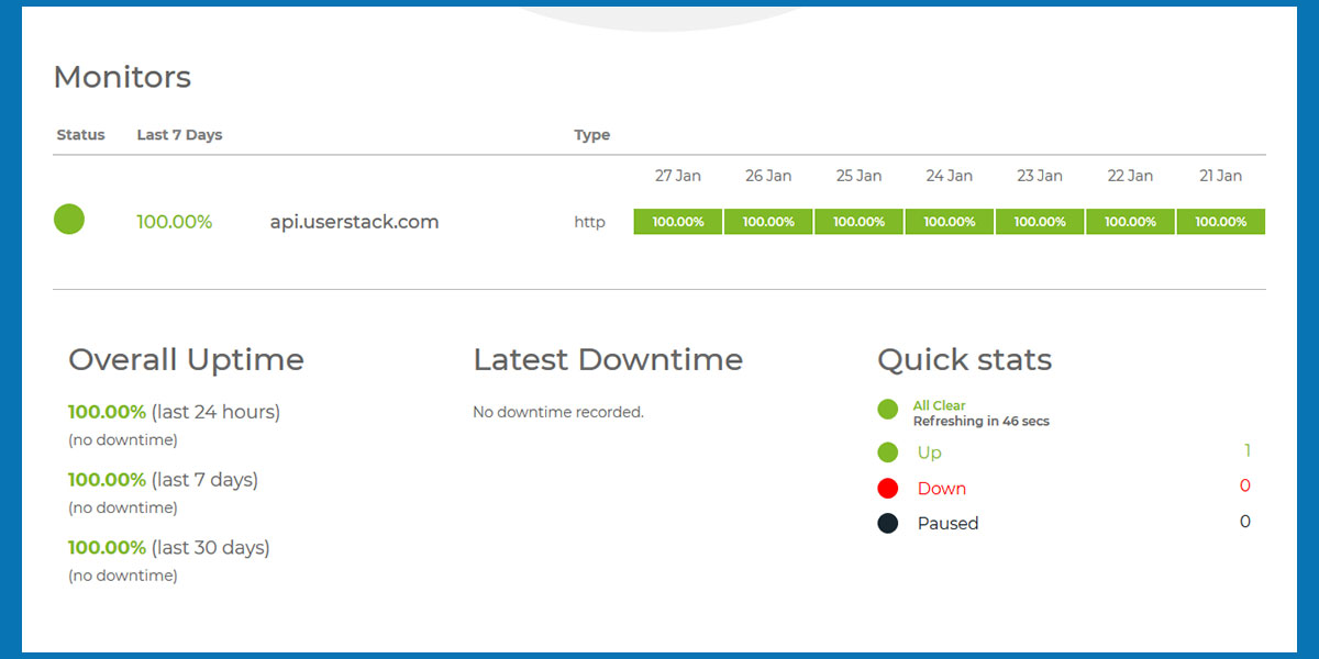 Use Userstack API to improve the UX