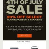 July Email Newsletter Ideas